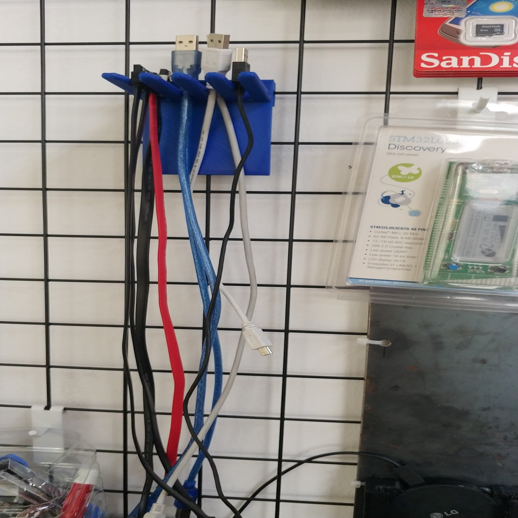 USB-Kabelhaken für Mesh-Gitterwand
