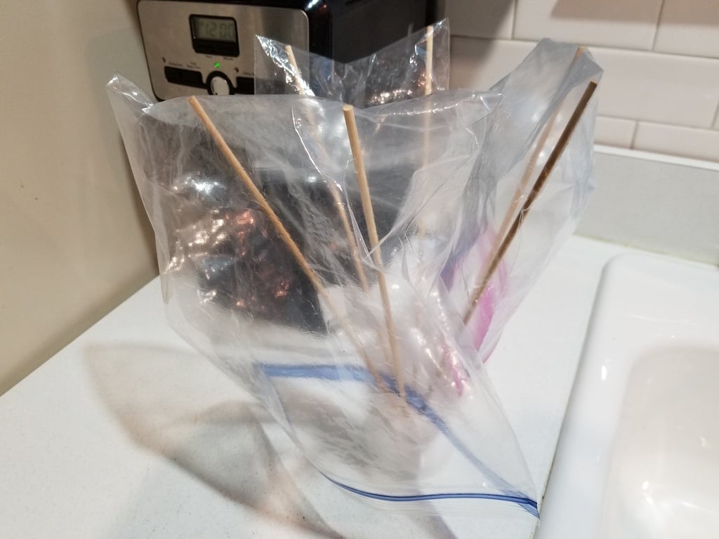 Genanvendeligt Tørrestativ til Plastikposer og Ziplock-poser