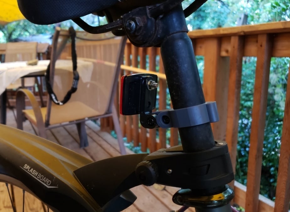 Fahrradrahmen-Reflektor-Klemmhalterung für 25 mm und 27 mm Rohr