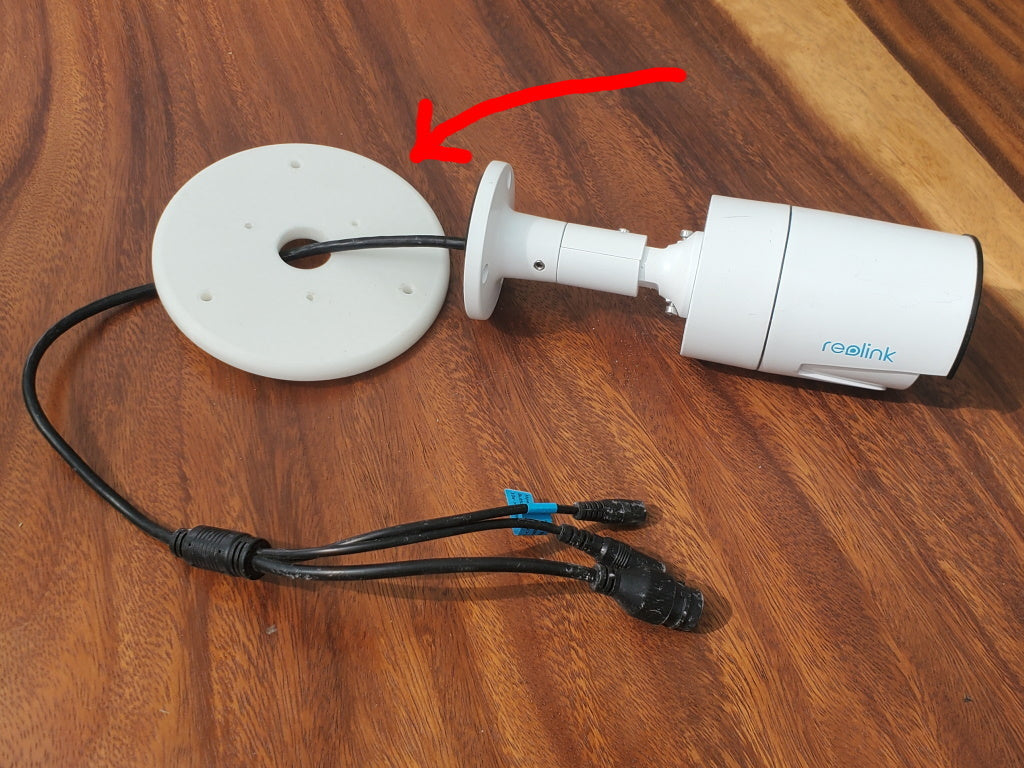 Reolink Kamera Flad Vægmontering til Diskret Kabelinstallation