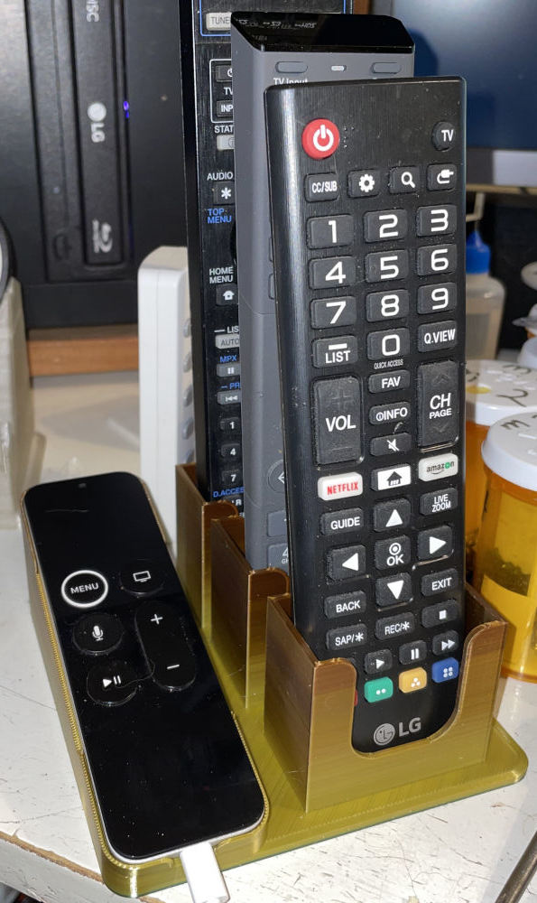 Fernbedienungshalter mit Apple TV-Ständer (4. und 5. Generation)