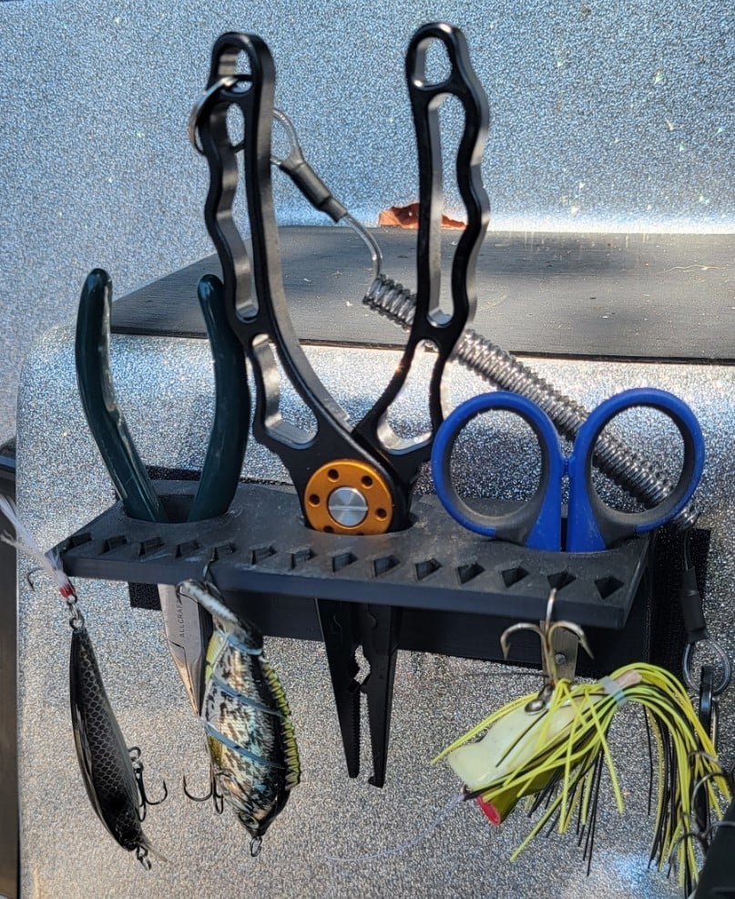 Angelboot-Organizer für Haken und Zangen