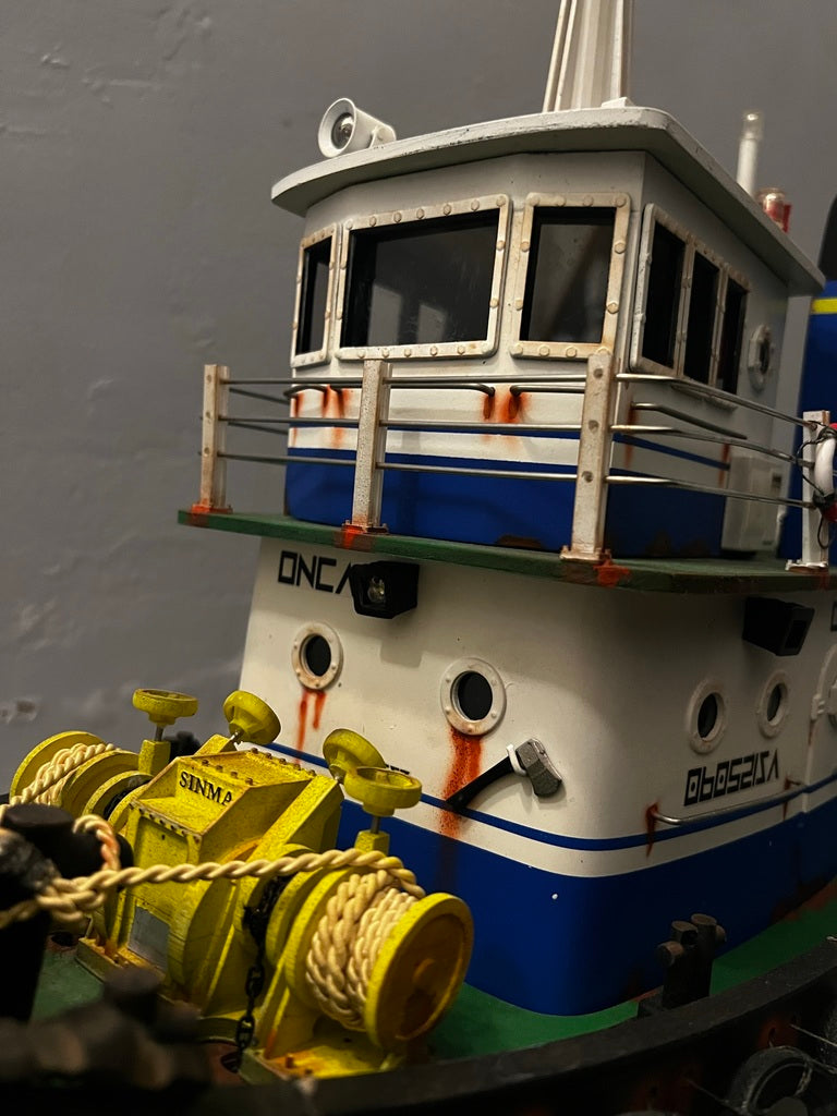 Schlepper mit Ankerwinde