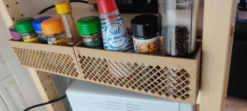 Gewürzregal für IKEA IVAR 50 cm Regal