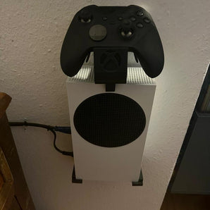 Xbox Series S-Wandhalterung mit Elite-Controller-Ständer