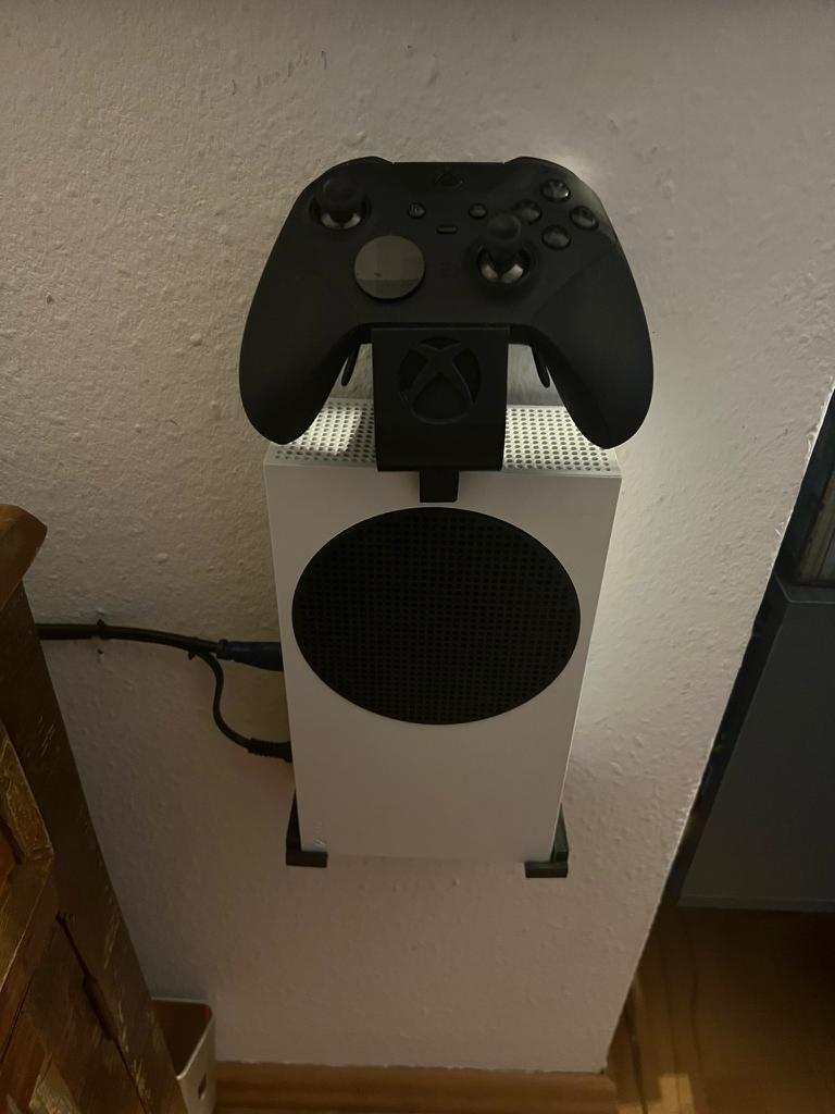 Xbox Series S-Wandhalterung mit Elite-Controller-Ständer