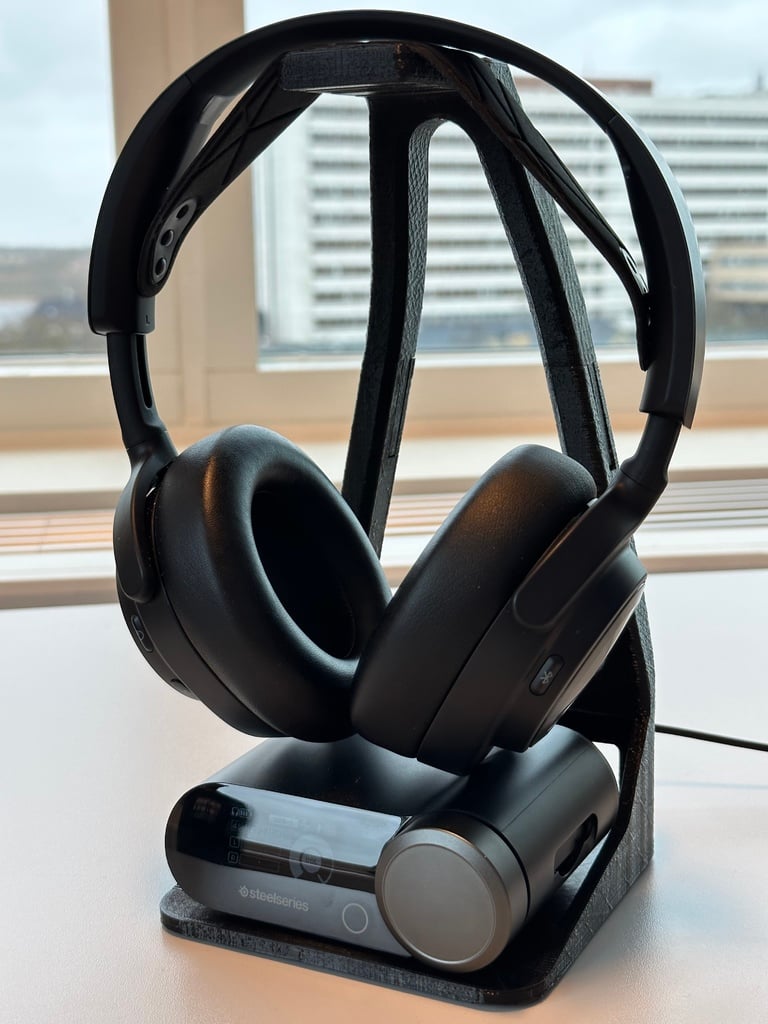 Headset stand til SteelSeries Arctis Pro Wireless (+Nova) (2 dele)