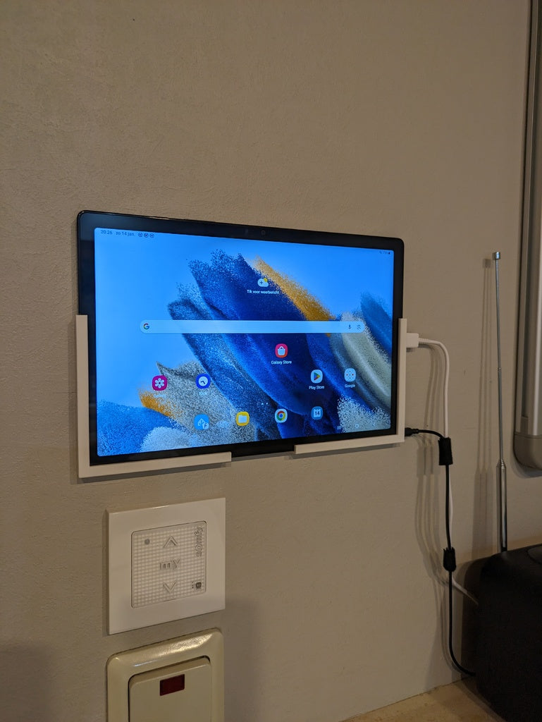 Einfache Wandhalterung für Samsung A8 Tablet