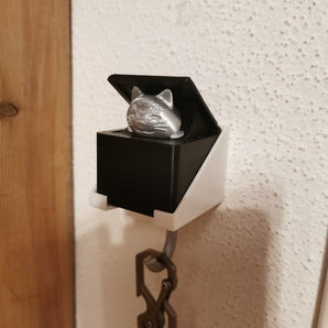 Wandhalterung für Katzenschlüsselhaken
