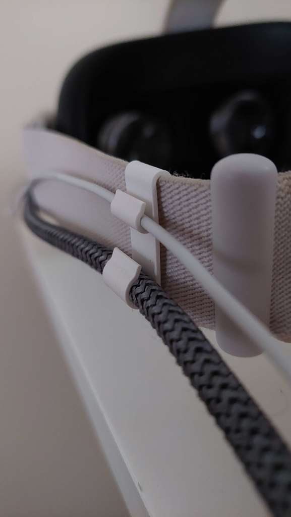 Kabelclip für Quest 2 und Quest 3 – Effizientes Kabelmanagement