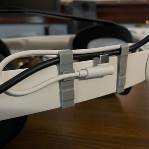 Quest 3 Link- und Batteriekabelclip für Elite Strap