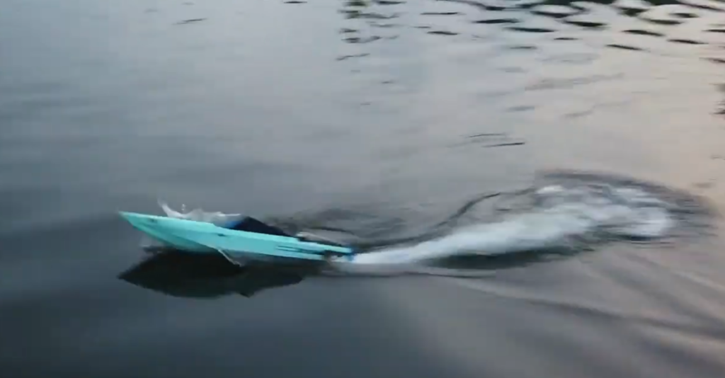 3D-gedrucktes RC-Brushless-Schnellboot
