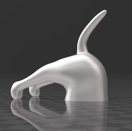 Hundeleinenhalter – Wandhaken im lustigen Hundehintern-Design