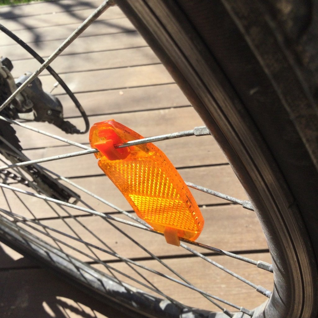 Fahrrad-Rad-Speichen-Reflektor-Halter-Clip