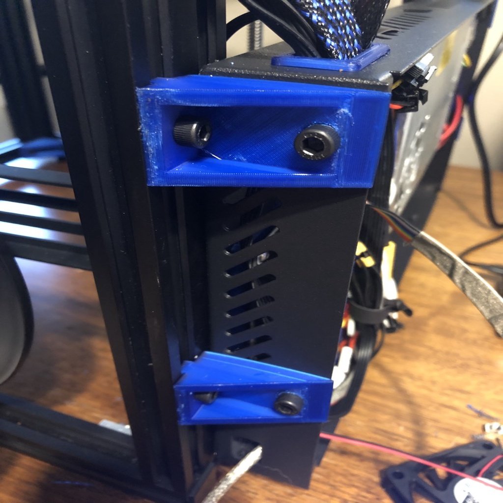 Ender 5 Hintere Montagehalterung für Elektronik und Stromversorgung