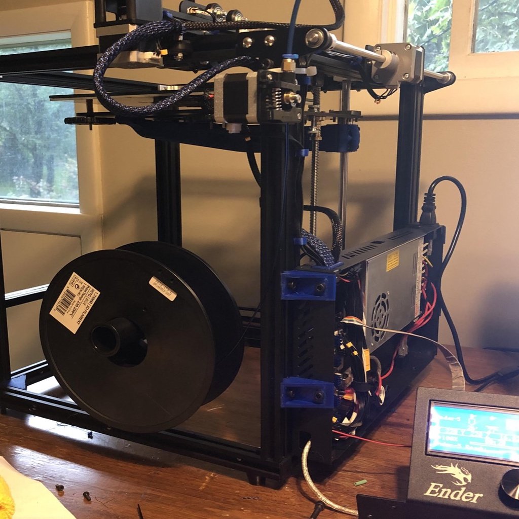 Ender 5 Hintere Montagehalterung für Elektronik und Stromversorgung
