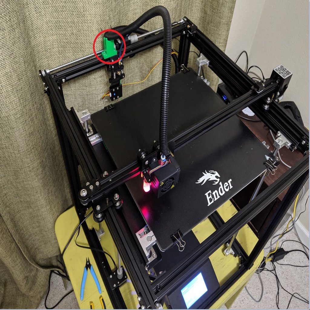 Ender 5 Plus Hot-End-Kabelhalter