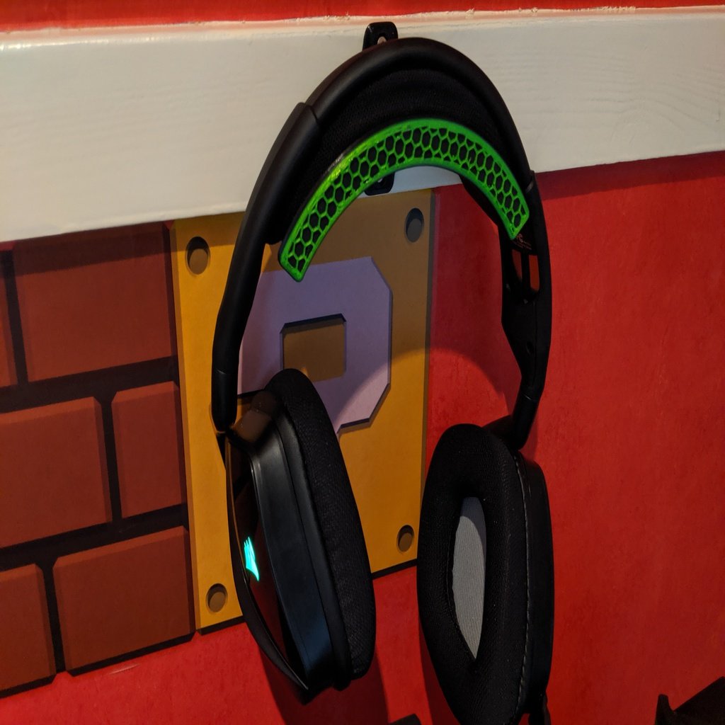 Bred Vægholder til Hovedtelefoner og Headset