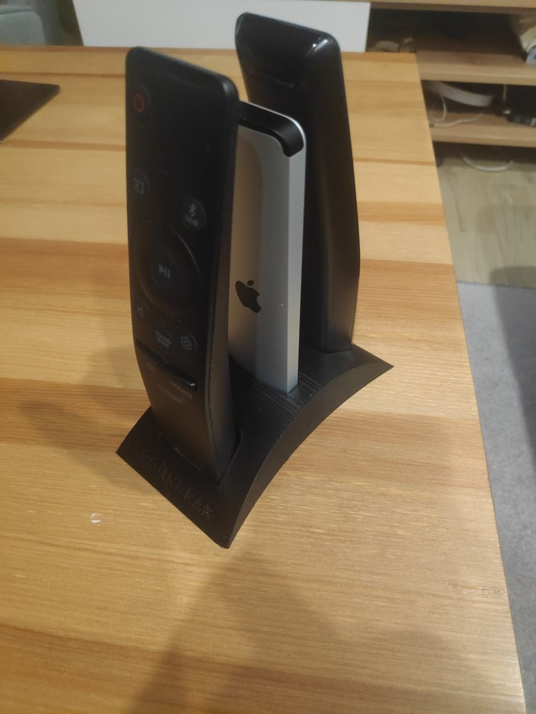 Ständer für Samsung-Fernseher und Apple-Fernbedienung