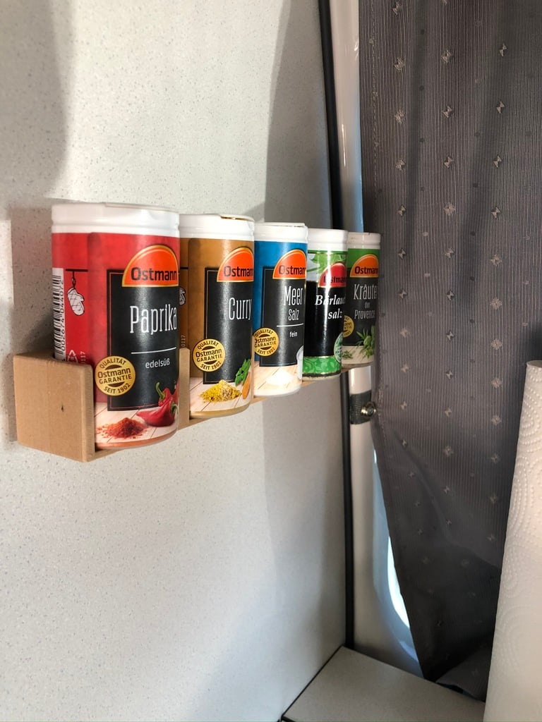 Gewürzregal für VW Bus, Wohnmobil oder Zuhause