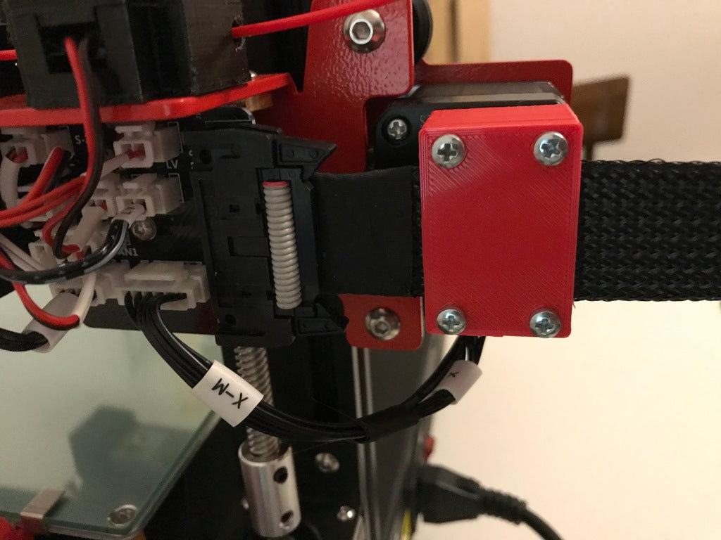 Upgrade auf Anet ET4: Kabelhalter für X-Gantry