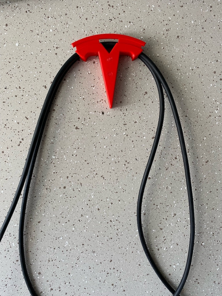 Tesla Logo EV-Kabelhalter