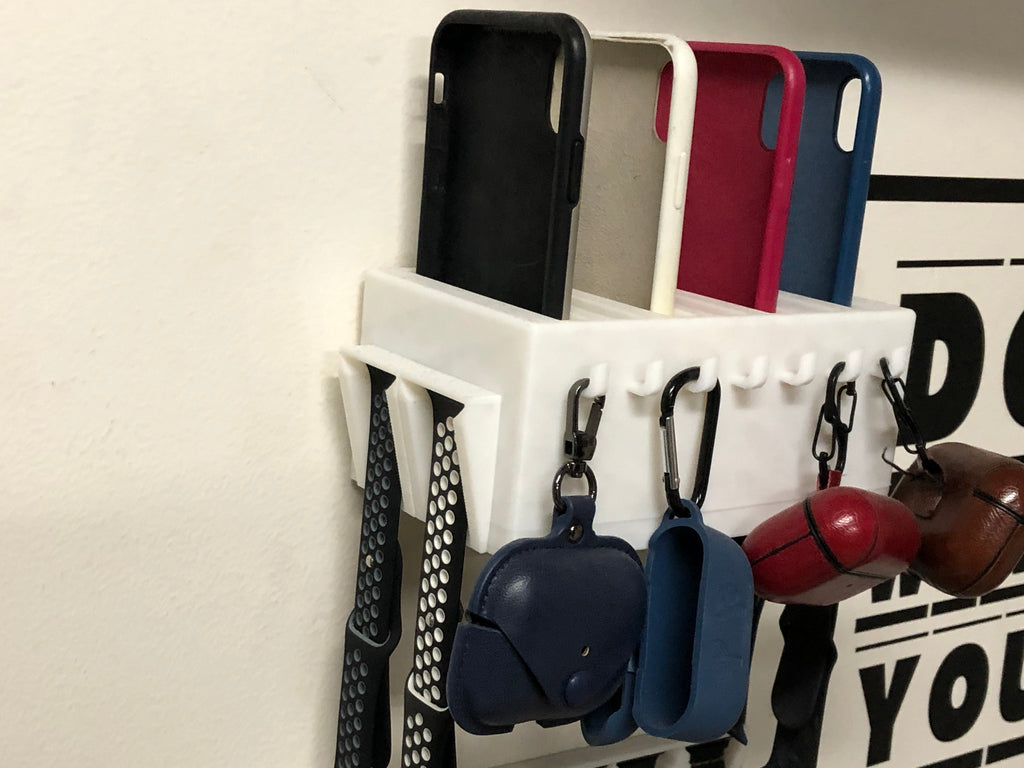 Praktische Aufbewahrungsbox für AirPods-, iPhone- und Apple Watch-Hüllen