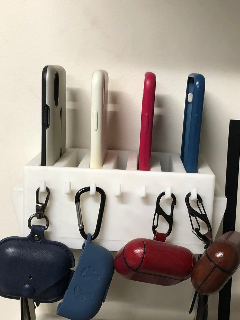 Praktische Aufbewahrungsbox für AirPods-, iPhone- und Apple Watch-Hüllen