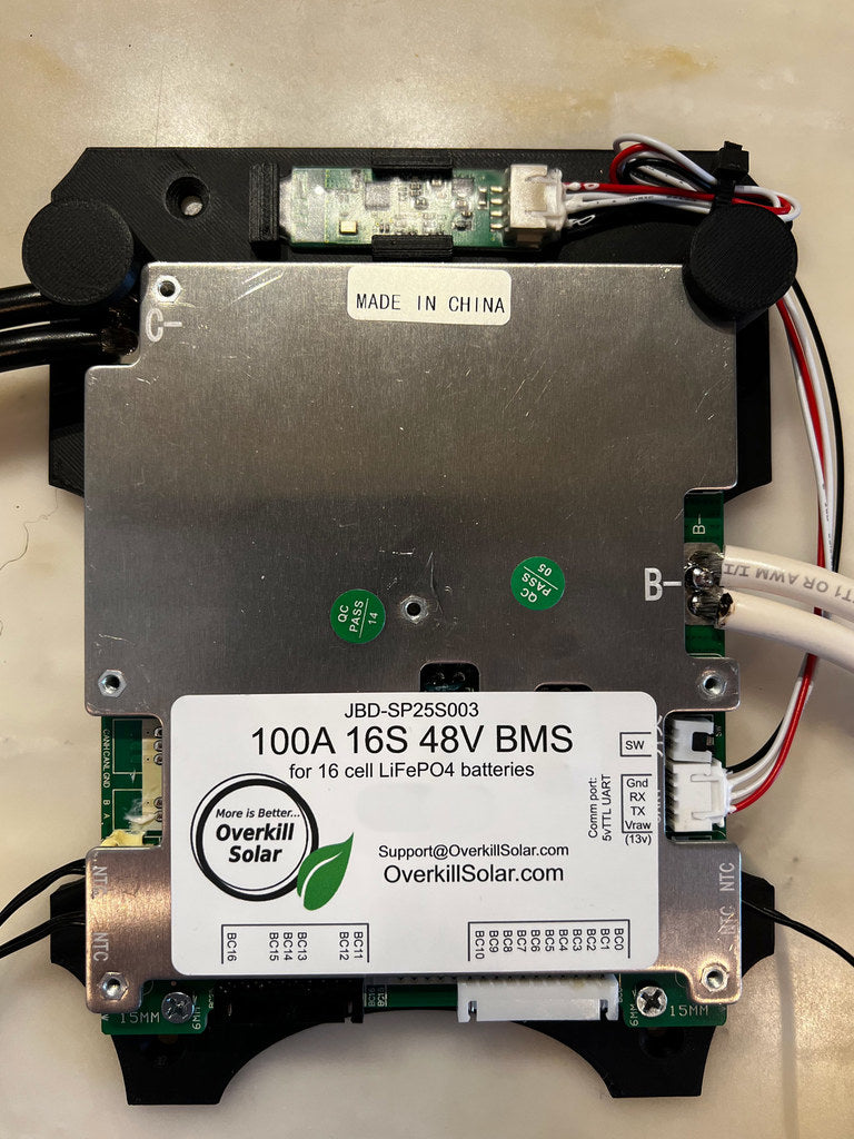 Overkill Solar / JBD 48v 16s LifePo4 BMS Montagehalterung