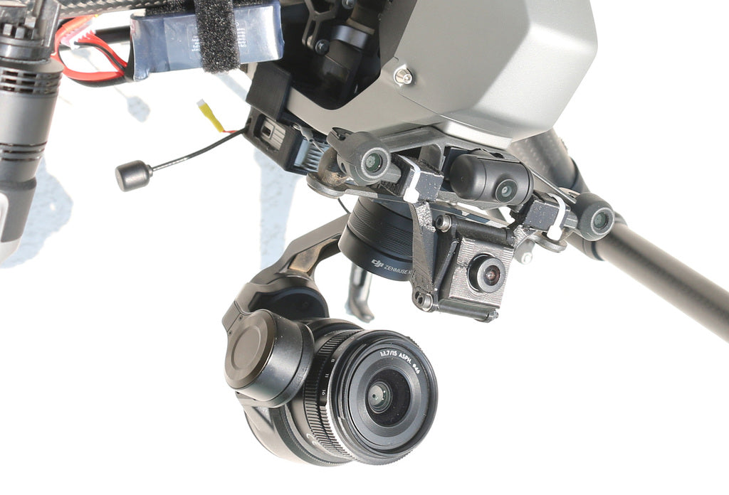 DJI FPV-Kamera- und Lufteinheitsmontage für Inspire 2 – Update 01/2022