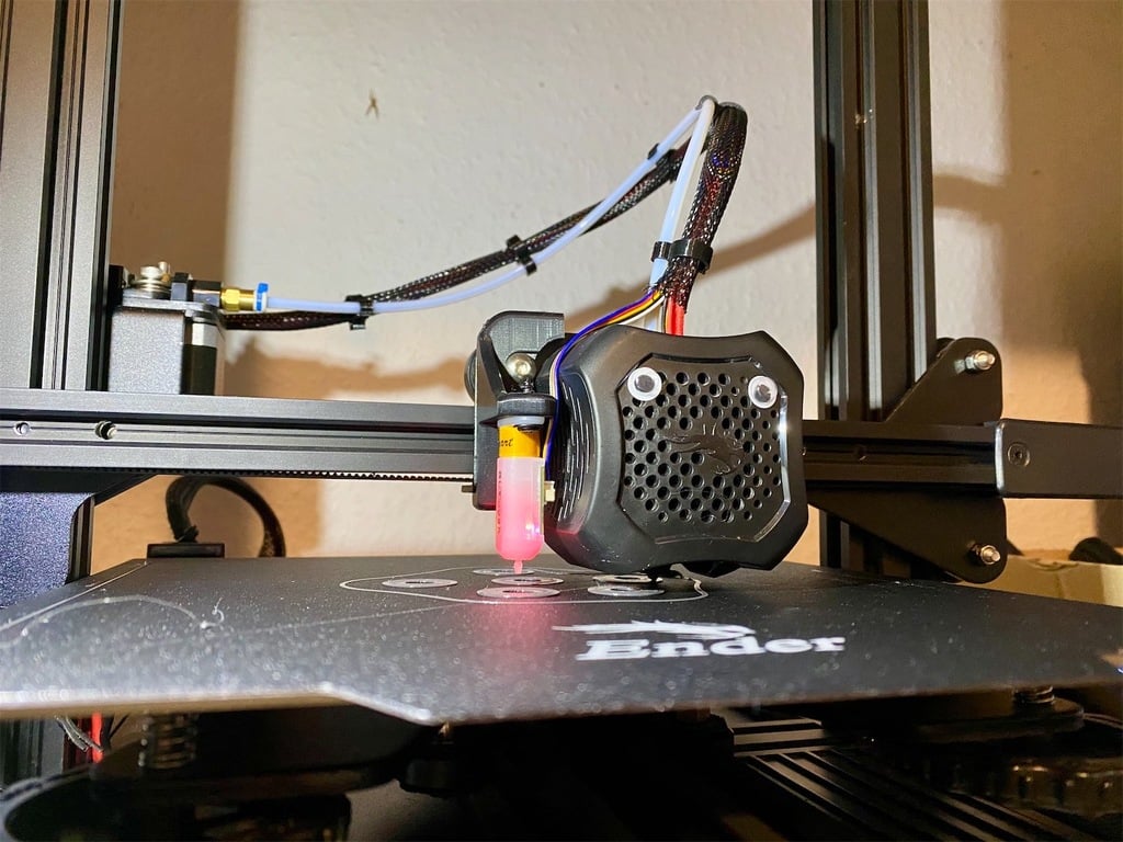 Ender 3 V2 - Kabelclip Hotend