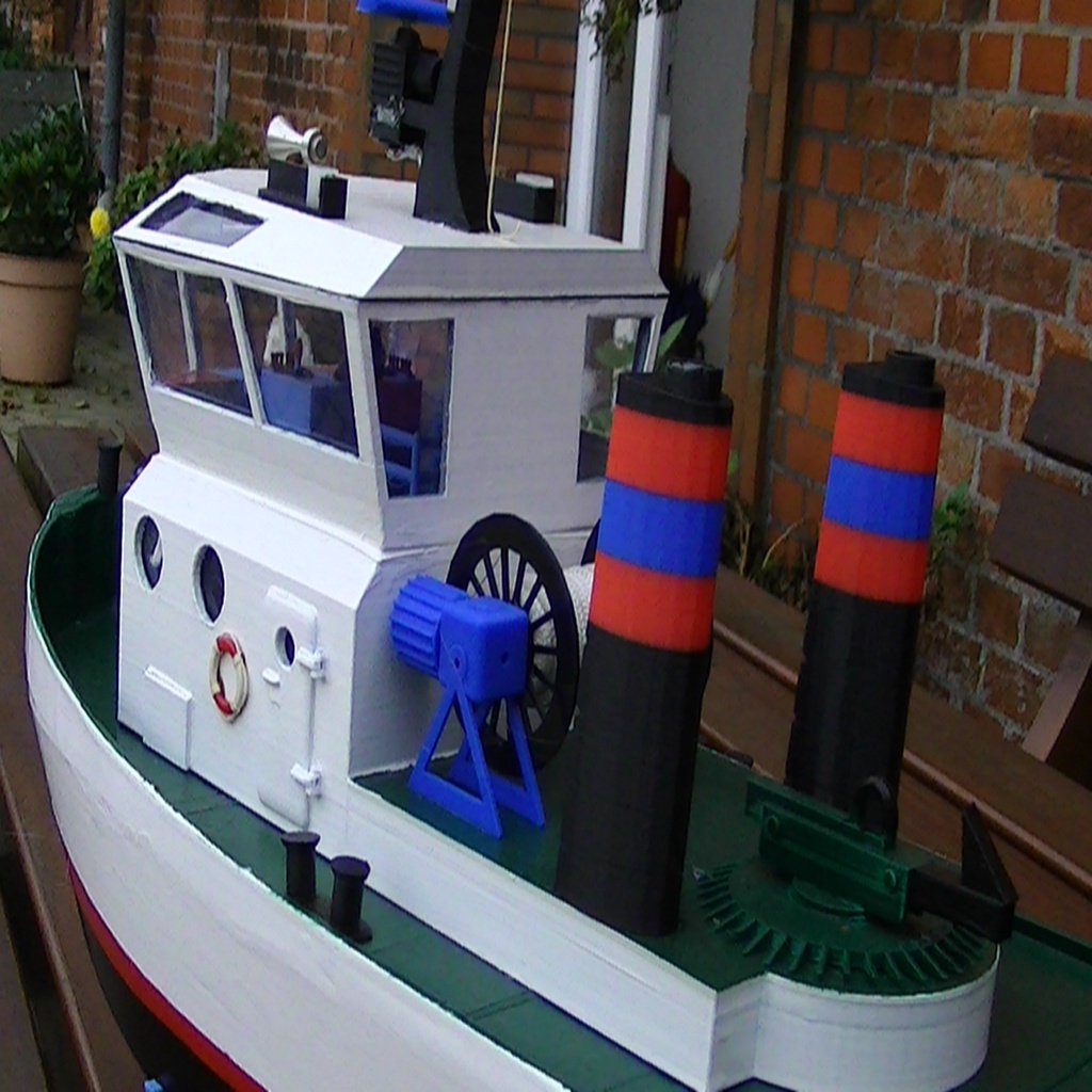 RC Boat Harbor Tug - Ferngesteuertes Schleppboot