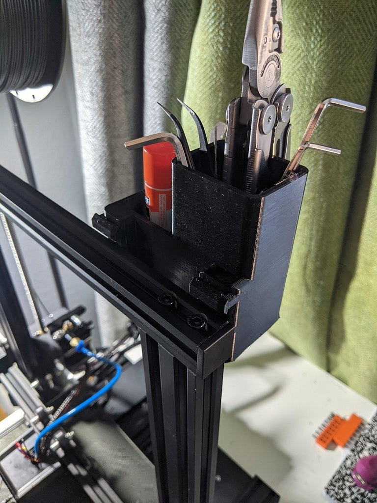 Ender 3 V2 Værktøjsboks til Side/Top Montering
