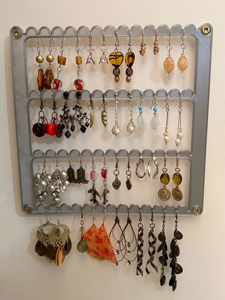 Ohrring-Organizer und -Aufhänger zur Wandmontage
