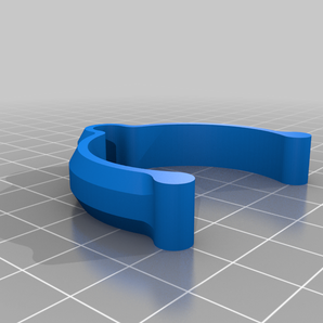 Kabelclip für 40mm Saugschlauch und Netzkabel