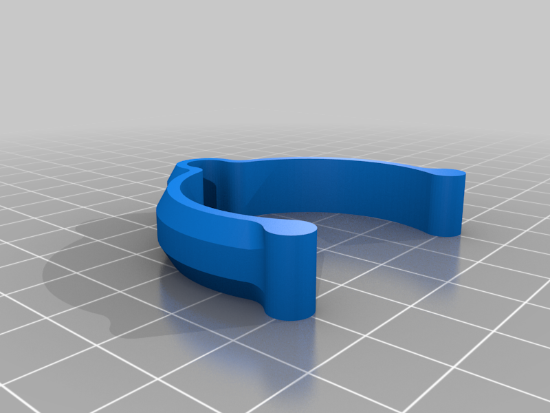 Kabelclip für 40mm Saugschlauch und Netzkabel