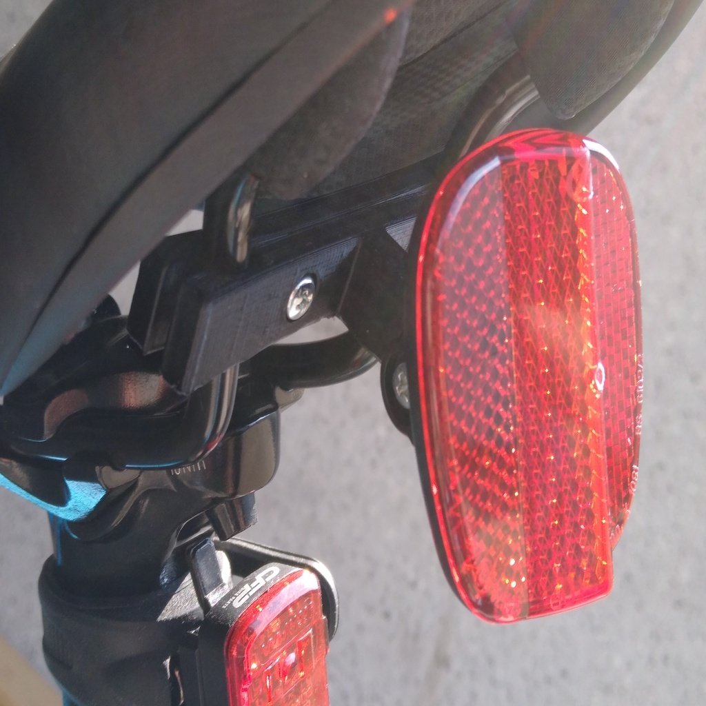 Fahrradsitz-Reflektorhalter
