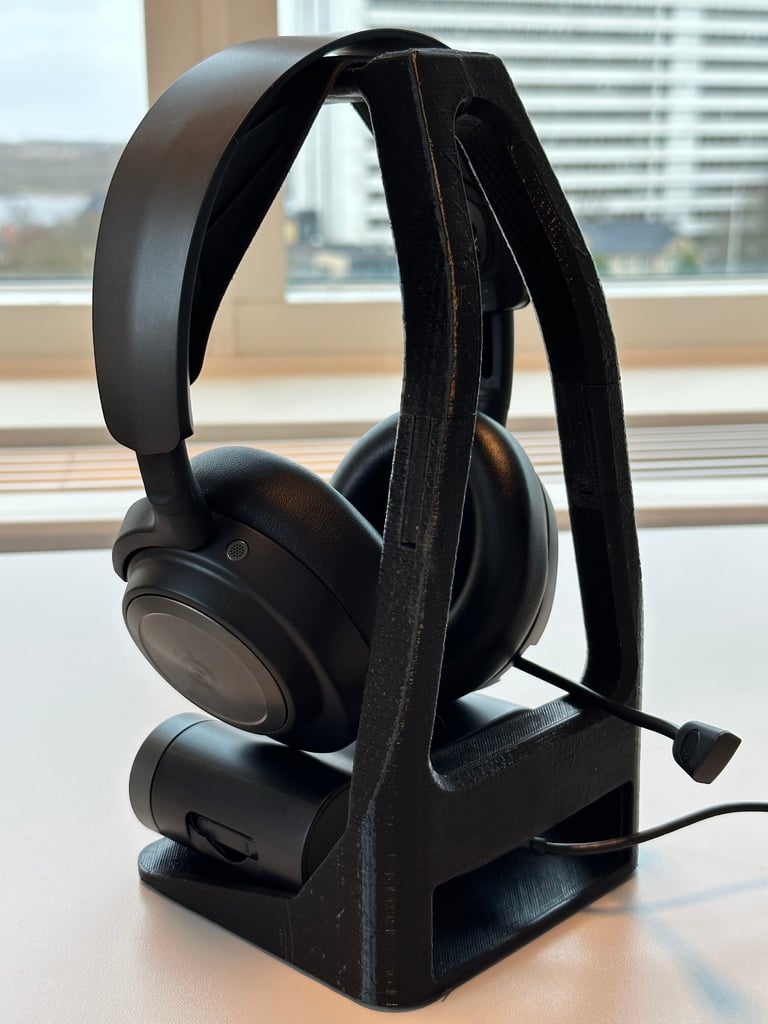 Headset stand til SteelSeries Arctis Pro Wireless (+Nova) (2 dele)