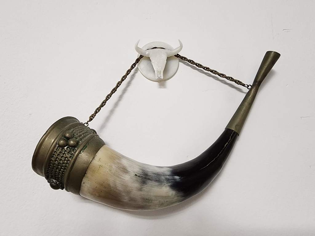 Bullenschädel-Wandhaken und -Ständer