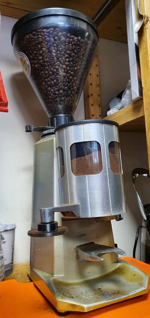 Kaffeemühlen-Tamper - Gewinde G 1/4-19 BSP