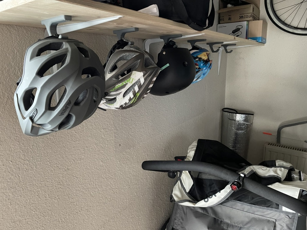 Fahrradhelmhalterung zur Wandmontage – Universelles Design