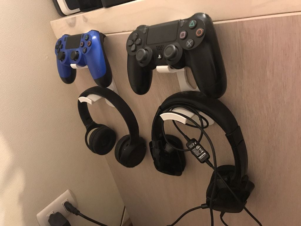 Wandhalterung für PS4-Controller und Kopfhörer