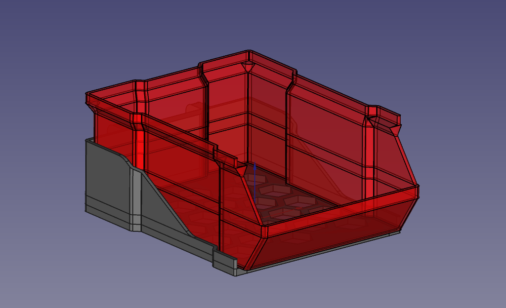 IKEA Skadis Regal für stapelbare Box