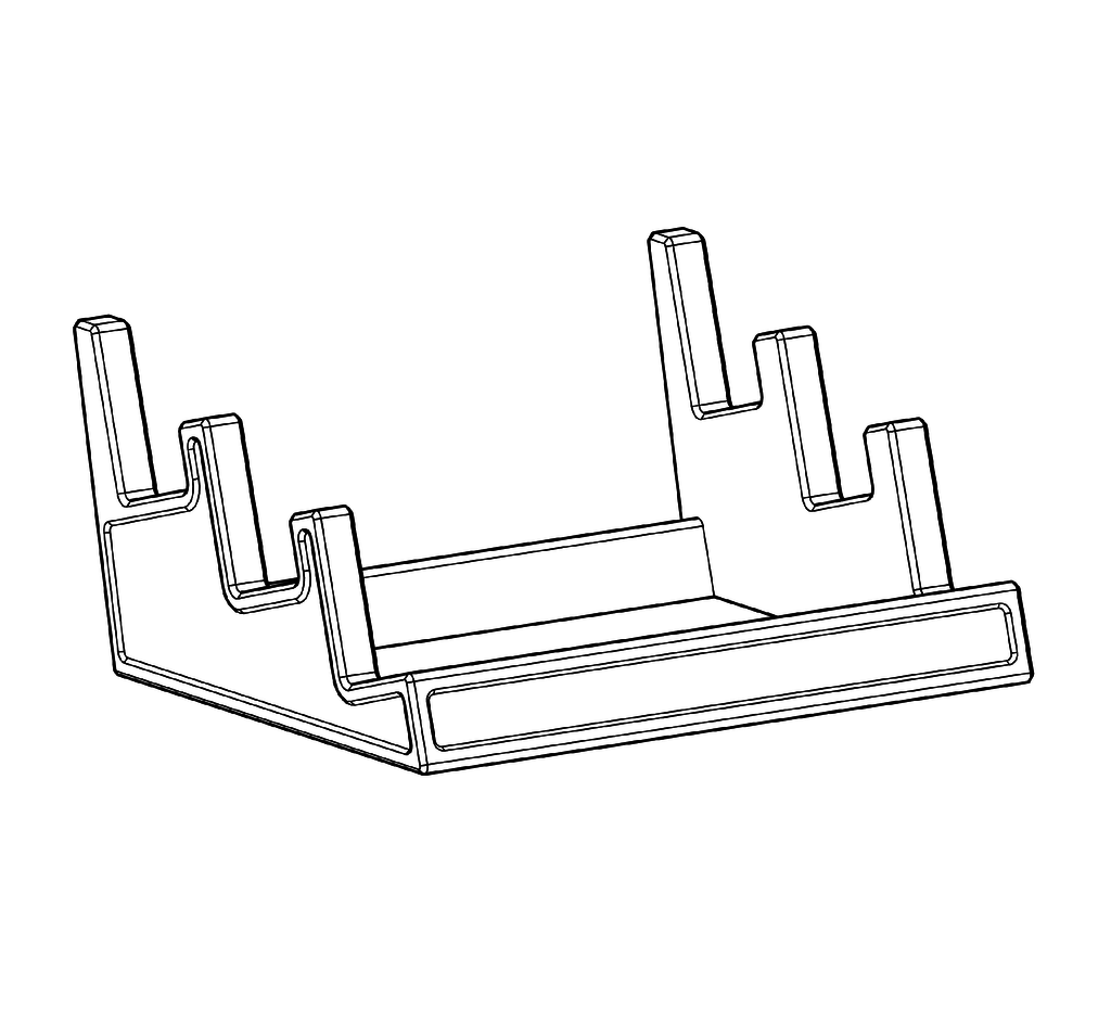 3-Lags Displaystander til Mekaniske Keyboards