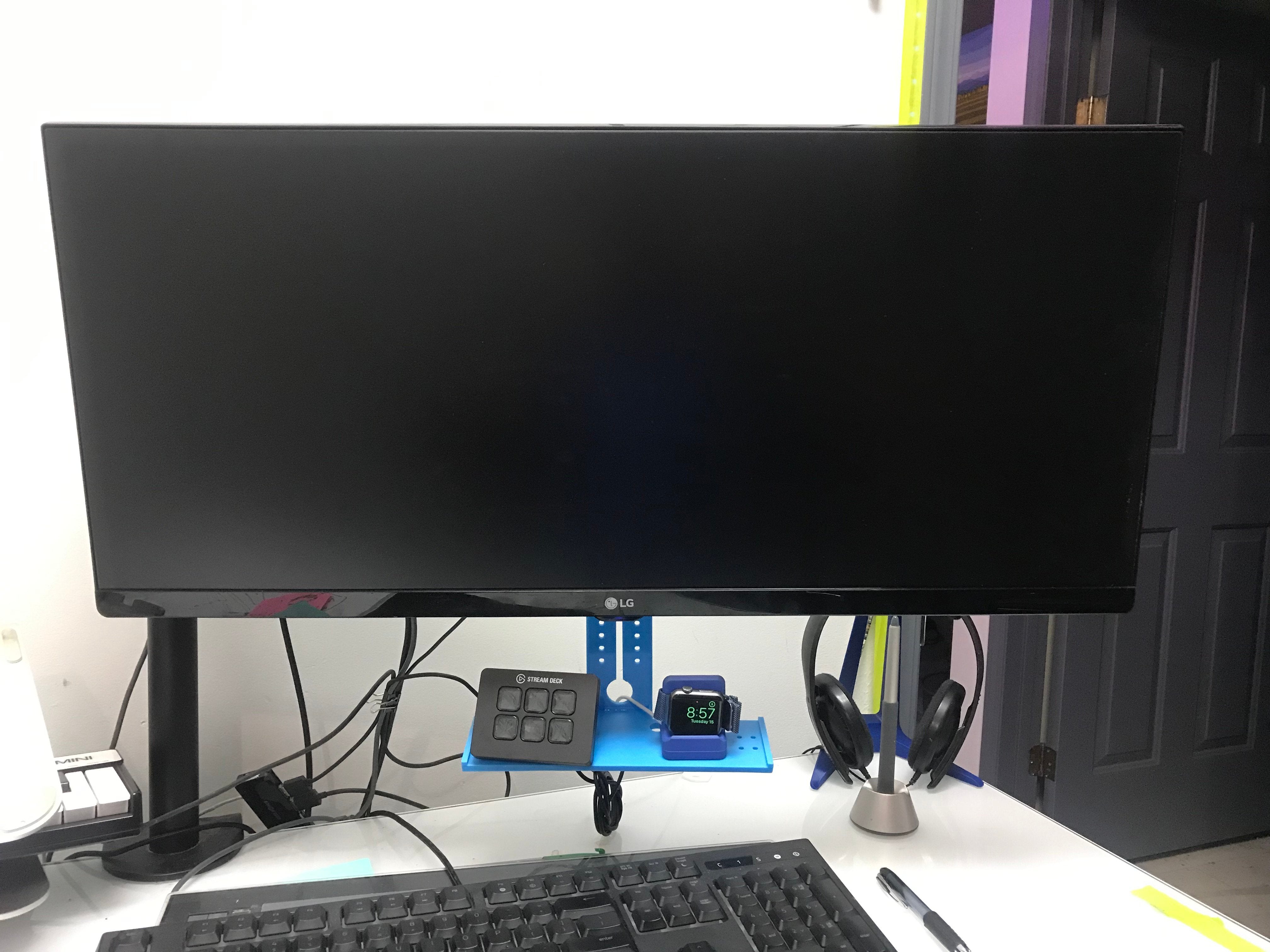 Monitorablage für LG 29UM58-P Monitor – Flexible Aufbewahrung