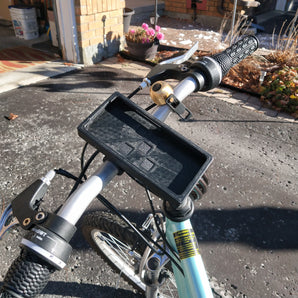 Einfacher Telefonhalter für den Fahrradlenker
