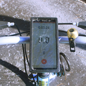 Einfacher Telefonhalter für den Fahrradlenker