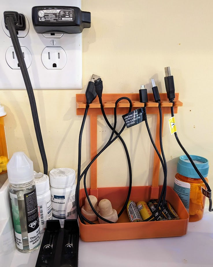 USB-Kabelhalter und Organizer