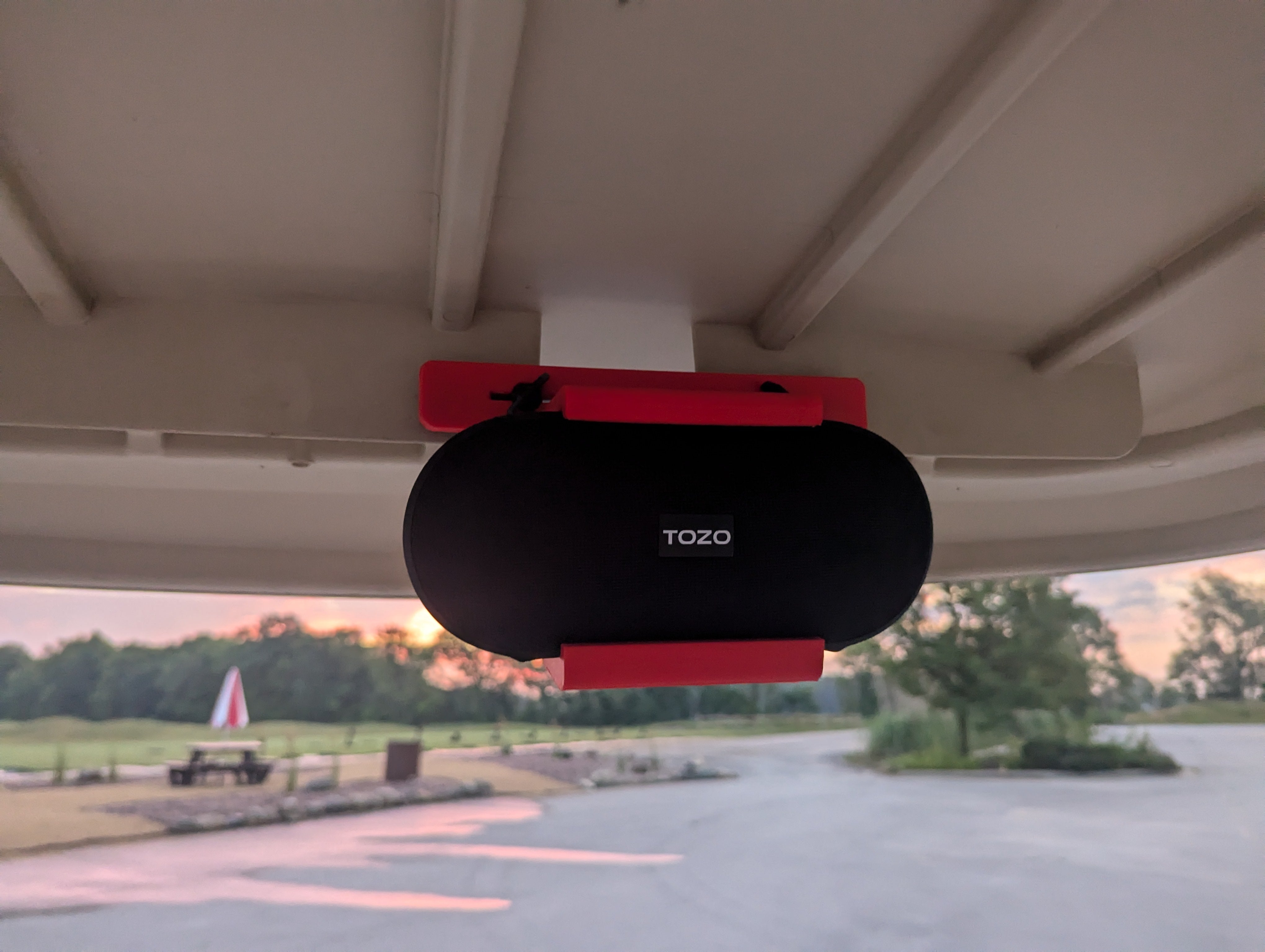 Højttalerholder til Golfvogn – Til TOZO PA1