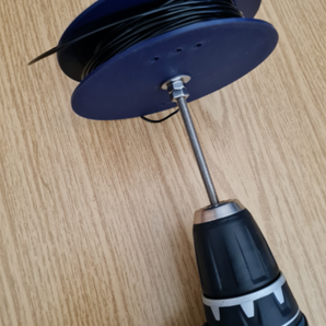 Kabelaufroller für Bohrmaschine